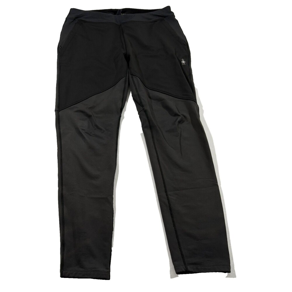 SMARTWOOL Pants Mens Merino Sport Fleece Pant Black Merino Blend Sz M Faded